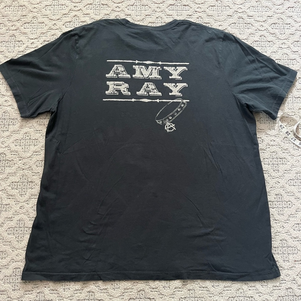 🎸 '15 Amy Ray Solo Artist Tour Tender Hour Dog Live In Seattle Album IG Soft Tee - Picture 2 of 13